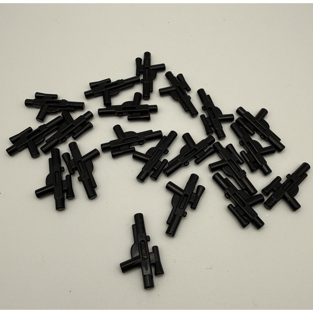 Lego Lot Of 20 Black Star Wars Blaster Guns Small. Weapon SW Standard‎ 58247